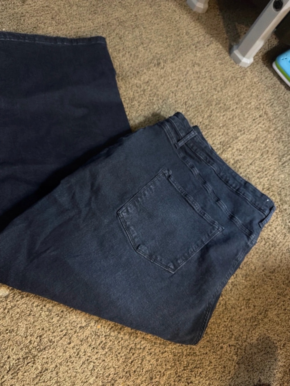 Sonoma High Rise Straight Leg Jeans Women’s 30W Dark Wash Plus Size NWT